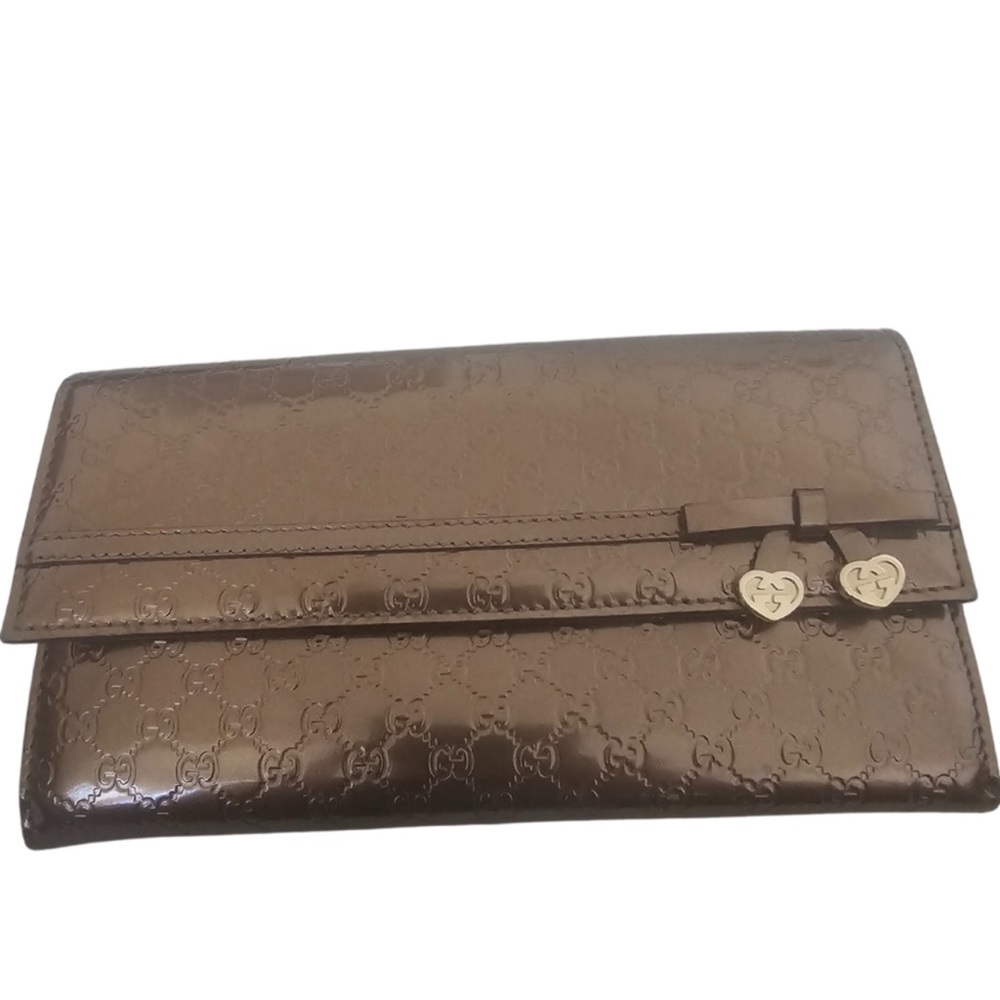 Gucci bifold long wallet micro shima